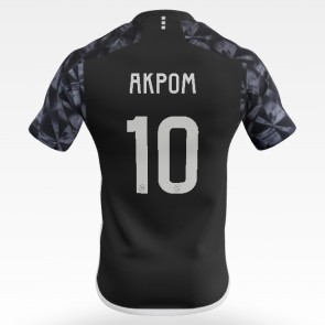 Ajax Chuba Akpom #10 Tredje Tröja 2023-24 Kortärmad